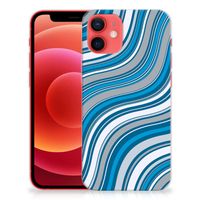 iPhone 12 Mini TPU bumper Waves Blue