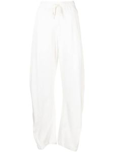 JNBY pantalon de jogging droit à lien de resserrage - Blanc