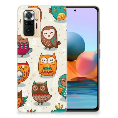 Xiaomi Redmi Note 10 Pro | TPU Hoesje | Vrolijke Uilen