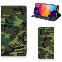 Samsung Galaxy A50 | Hoesje met Magneet | Army Dark