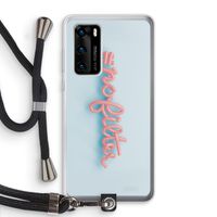 #nofilter: Huawei P40 Transparant Hoesje met koord
