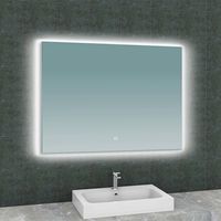 Saqu Lusso Spiegel met LED verlichting en verwarming 100x80 cm - thumbnail