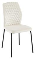Artistiq Eetkamerstoel 'Chante' Velvet, kleur Beige