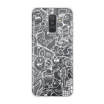 Vexx City #2: Samsung Galaxy A6 Plus (2018) Transparant Hoesje