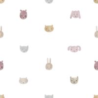 Cristiana Masi Happy Behang met dierenhoofdjes - 14814