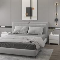 Nachtkastjes 2 st 45x34,5x44,5 cm bewerkt hout wit