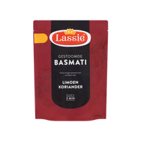 Lassie Gestoomde Basmati Limoen Koriander 200 g bij Jumbo - thumbnail