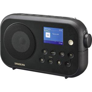 Sangean DPR-42BT Black Transistorradio DAB+, VHF (FM) Bluetooth Zwart