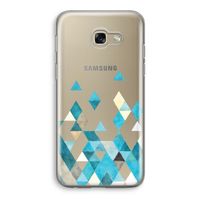 Gekleurde driehoekjes blauw: Samsung Galaxy A5 (2017) Transparant Hoesje