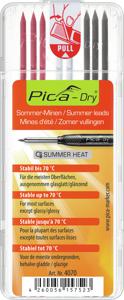 Pica Vullingen-set | 3x grafiet, 3x rood, 2x wit | tot 70 graden stabiel 8 stiften/set | 1 stuk - 4070 - 4070