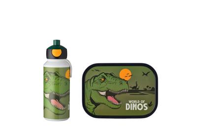 2-delige Mepal lunchset campus dino lunchbox + drinkfles pop-up