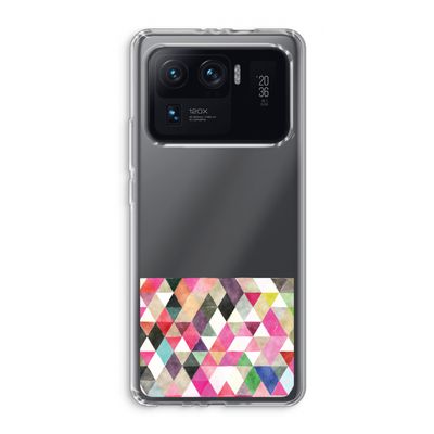 Gekleurde driehoekjes: Xiaomi Mi 11 Ultra Transparant Hoesje