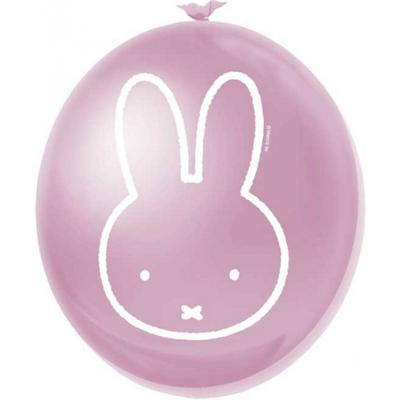 Roze Nijntje ballonnen - 6x stuks - Kinderfeestje decoratie - Babyshower geboorte thema meisje Roze Nijntje ballonnen - 6x stuks - Kinderfeestje decoratie - Babyshower geboorte thema meisje