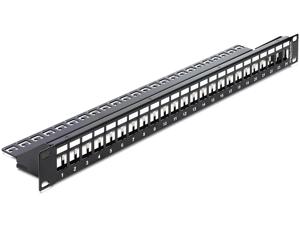 DeLOCK 19" Keystone Patch Panel 24 Port patchpaneel