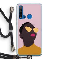 Yellow glasses: Huawei P20 Lite (2019) Transparant Hoesje met koord