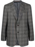 Canali blazer à carreaux - Gris