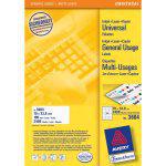 Avery Universal Labels, White 70x33,8mm etiket 2400 stuk(s) - thumbnail