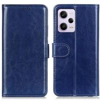 Xiaomi Redmi Note 12 Pro Wallet Case met Magnetische Sluiting - Blauw - thumbnail