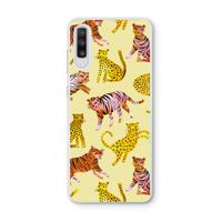 Cute Tigers and Leopards: Samsung Galaxy A70 Transparant Hoesje