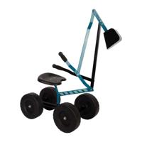 Small Foot - graafmachine met wielen blauw