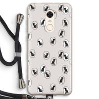 Miauw: Xiaomi Redmi 5 Transparant Hoesje met koord