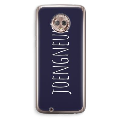 Joengneuh!: Motorola Moto G6 Transparant Hoesje