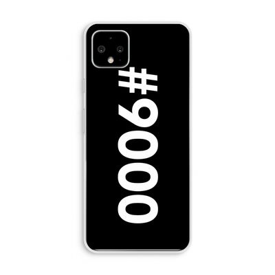 #9000: Pixel 4 XL Transparant Hoesje