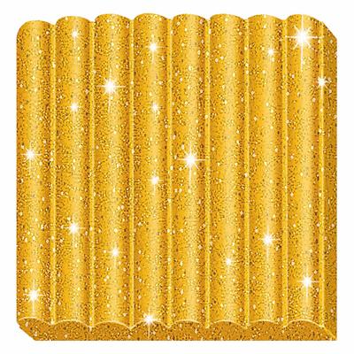 Fimo kids boetseerklei glitter goud, 42gr