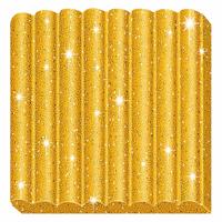 Fimo kids boetseerklei glitter goud, 42gr
