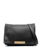 Victoria Beckham sac porté épaule en cuir à bride en chaine - Noir - thumbnail