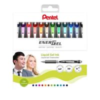 Gelschrijver pentel bl77 energel m 12st assorti