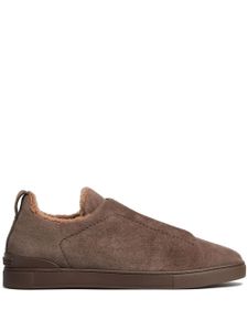 Zegna Triple Stitch sneakers - Marron