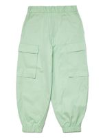 MM6 Maison Margiela Kids pantalon cargo à logo brodé - Vert