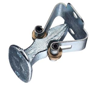 Schmitz deurvastzetter - met rolveer - verzinkt - 80056