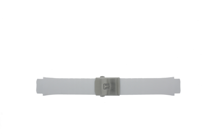 Horlogeband Tissot T075220 / T603035117 Rubber Wit 18mm