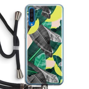 Fantasie jungle: Samsung Galaxy A50 Transparant Hoesje met koord