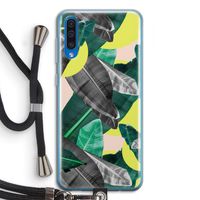 Fantasie jungle: Samsung Galaxy A50 Transparant Hoesje met koord