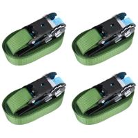 VidaXL Spanbanden 4 st 800 dan 6 m groen