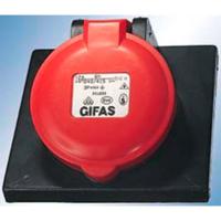Gifas Electric 301659 101993 CEE-wandcontactdoos 16 A 5-polig 400 V 1 stuk(s) - thumbnail