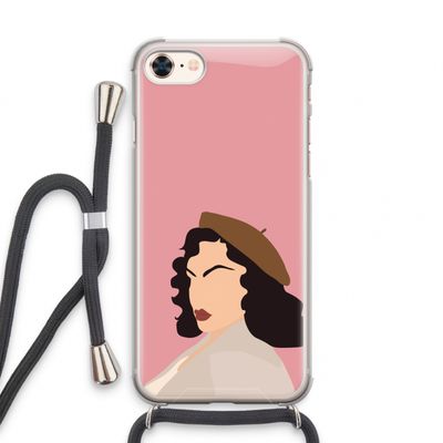 Confidence: iPhone 7 Transparant Hoesje met koord