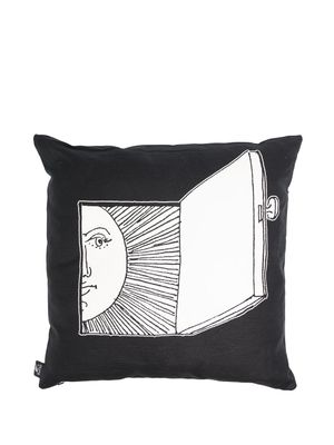 Fornasetti taie d'oreiller Pills 900 - Noir