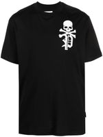 Philipp Plein SS Skull & Bones round-neck T-shirt - Noir