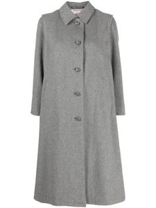 A.N.G.E.L.O. Vintage Cult manteau mi-long à boutonnière (années 1970) - Gris