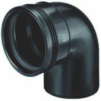 Wavin Afvoerbocht 88° Zwart 50mm - Robuuste en Weerbestendige Installatie Wavin Afvoerbocht 88° Zwart 50mm - Robuuste en Weerbestendige Installatie