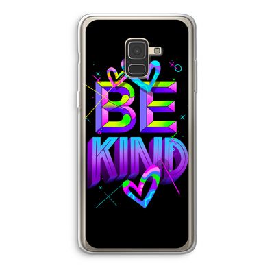 Be Kind: Samsung Galaxy A8 (2018) Transparant Hoesje