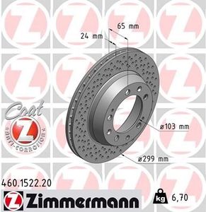 Remschijf Coat Z 460152220