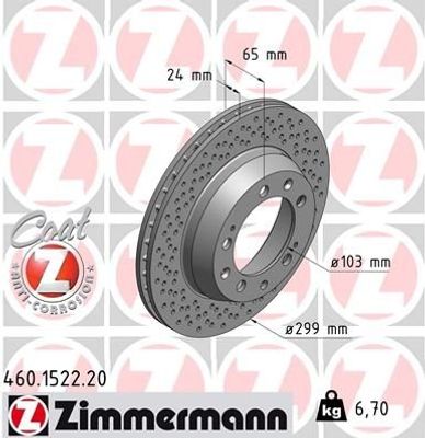 Remschijf Coat Z 460152220
