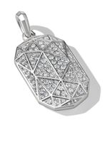 David Yurman pendentif Torqued Faceted en argent sterling (47,9 mm) - thumbnail