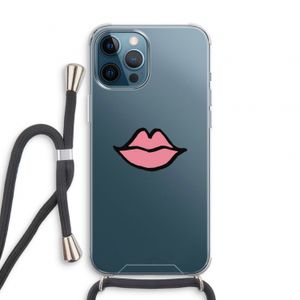 Kusje: iPhone 12 Pro Transparant Hoesje met koord