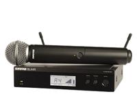Shure BLX24R/SM58 Zwart Microfoon voor podiumpresentaties